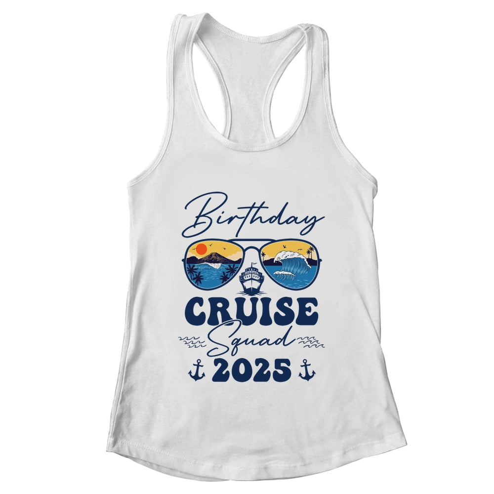 Birthday Cruise Squad 2025 Vacation Matching Family Shirt & Tank Top | teecentury