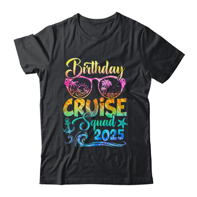 Birthday Cruise Squad 2025 Vacation Tie Dye Matching Family Shirt & Tank Top | teecentury