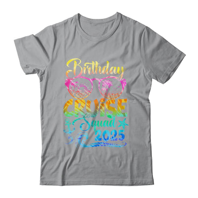 Birthday Cruise Squad 2025 Vacation Tie Dye Matching Family Shirt & Tank Top | teecentury