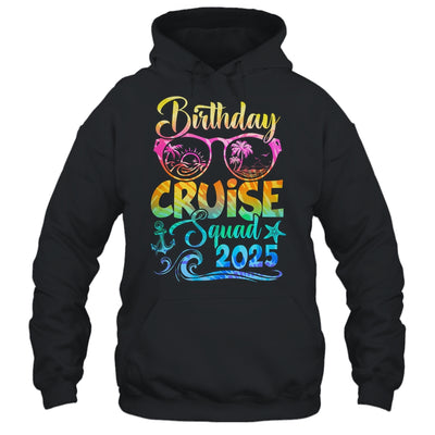 Birthday Cruise Squad 2025 Vacation Tie Dye Matching Family Shirt & Tank Top | teecentury