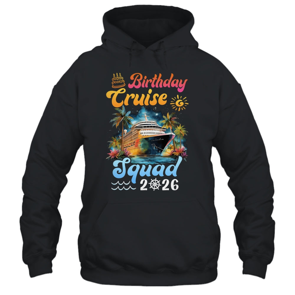 Birthday Cruise Squad 2026 Cruise Birthday Party Vacation Shirt & Tank Top | teecentury