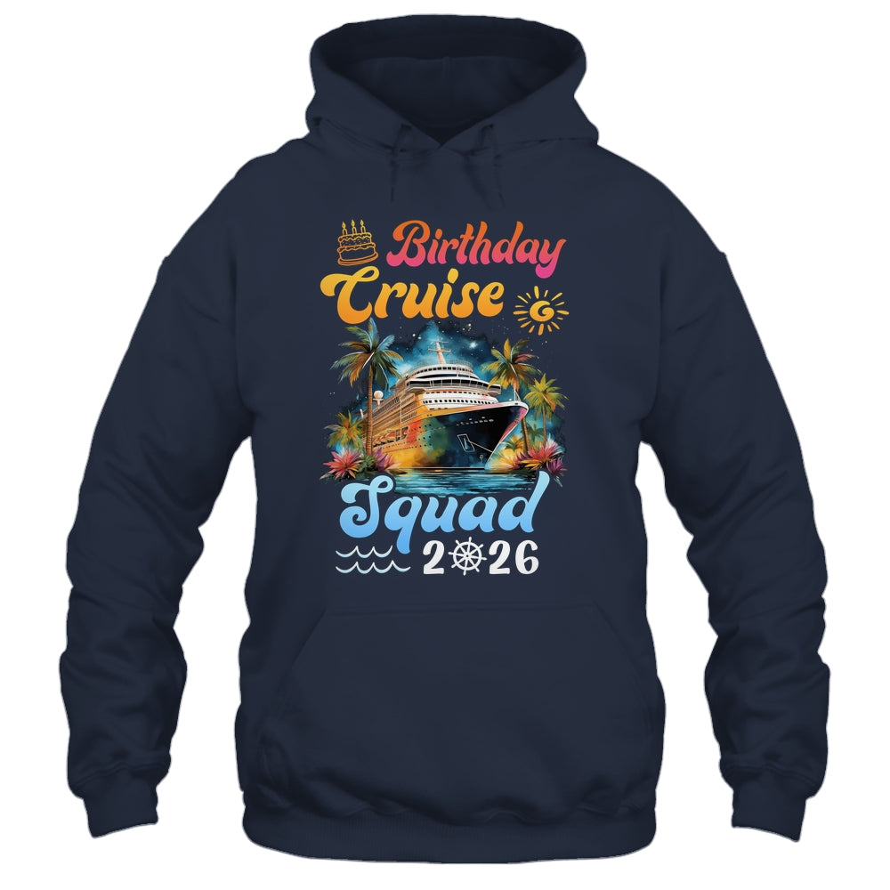 Birthday Cruise Squad 2026 Cruise Birthday Party Vacation Shirt & Tank Top | teecentury