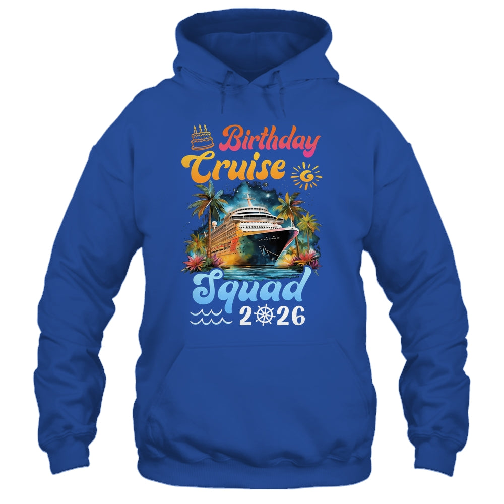 Birthday Cruise Squad 2026 Cruise Birthday Party Vacation Shirt & Tank Top | teecentury