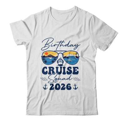 Birthday Cruise Squad 2026 Vacation Matching Family Shirt & Tank Top | teecentury