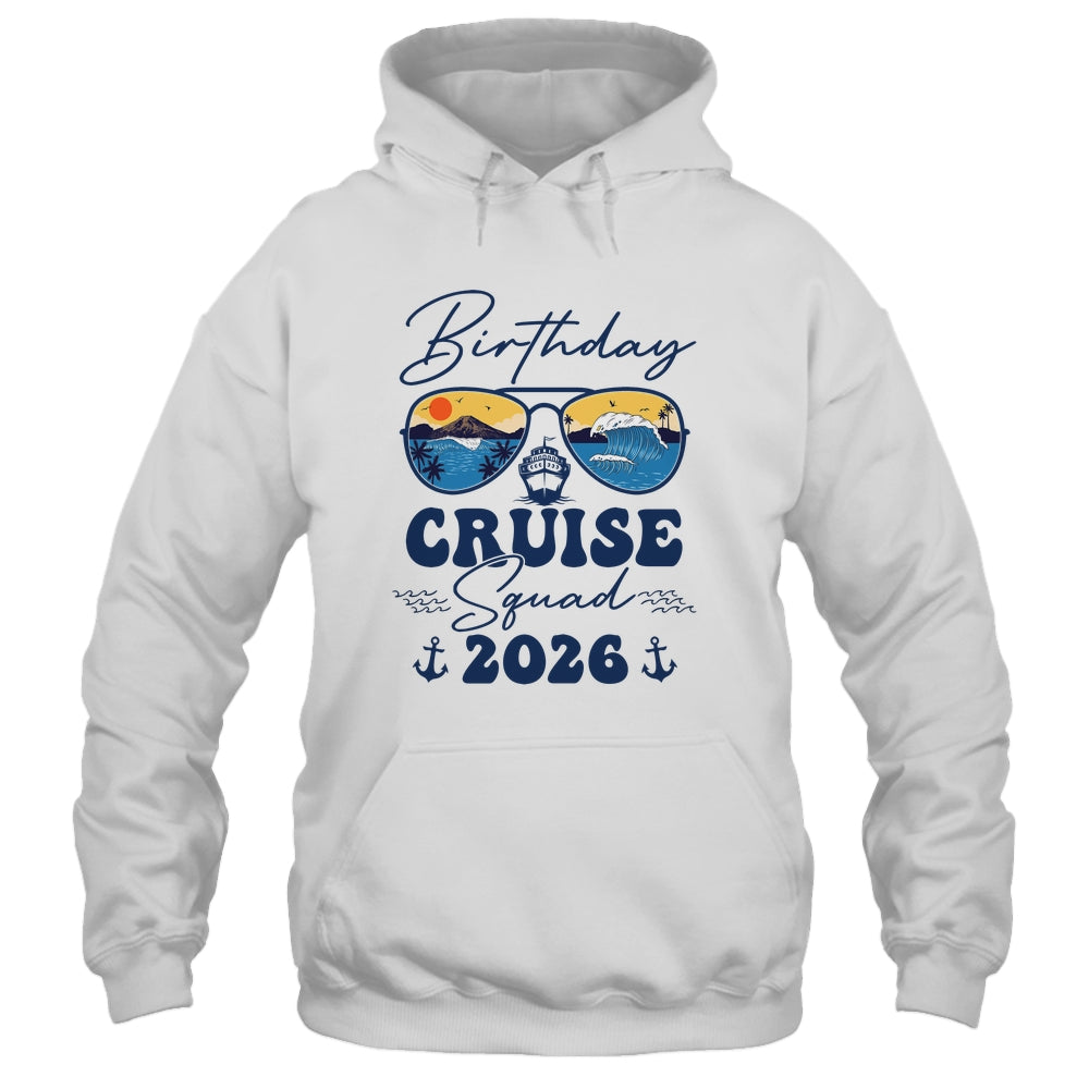 Birthday Cruise Squad 2026 Vacation Matching Family Shirt & Tank Top | teecentury