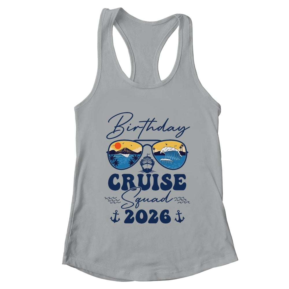 Birthday Cruise Squad 2026 Vacation Matching Family Shirt & Tank Top | teecentury