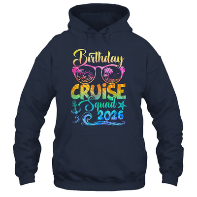 Birthday Cruise Squad 2026 Vacation Tie Dye Matching Family Shirt & Tank Top | teecentury