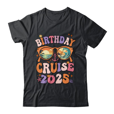 Birthday Cruise Squad Birthday Girls Party 2025 Groovy Shirt & Tank Top | teecentury