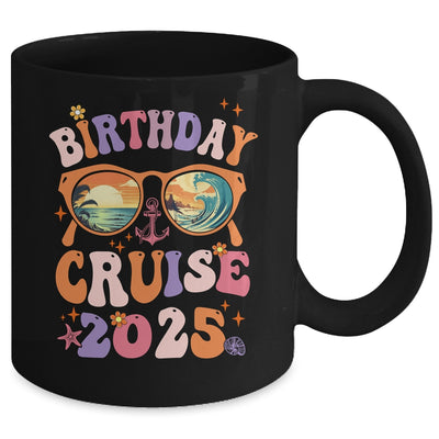 Birthday Cruise Squad Birthday Girls Party 2025 Groovy Mug | teecentury
