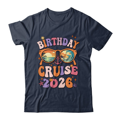 Birthday Cruise Squad Birthday Girls Party 2026 Groovy Shirt & Tank Top | teecentury