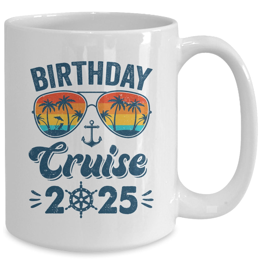 Birthday Cruise Squad Birthday Party Cruise Squad 2025 Mug | teecentury