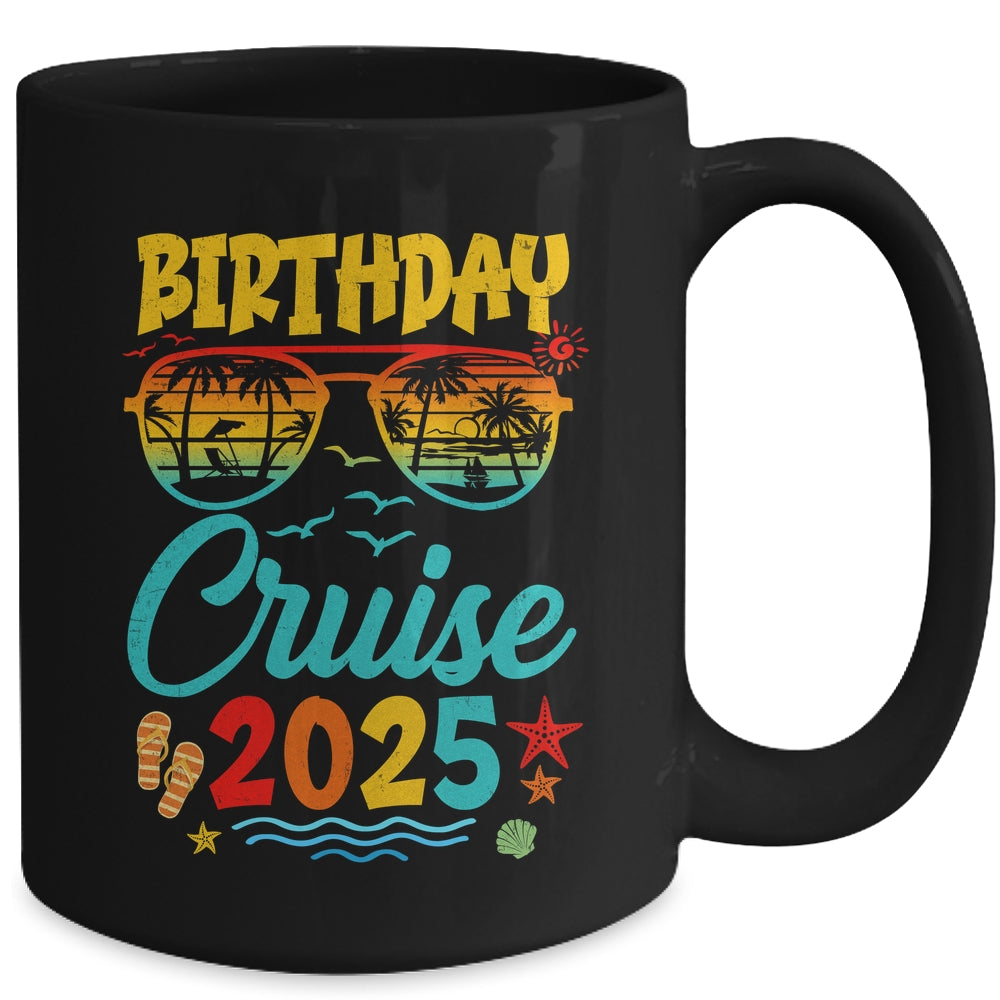 Birthday Cruise Squad Birthday Party Vacation 2025 Mug | teecentury