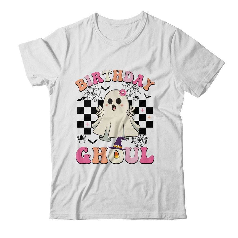 Birthday Ghoul Spooky Season Groovy Halloween Kids Girls Shirt & Hoodie | teecentury