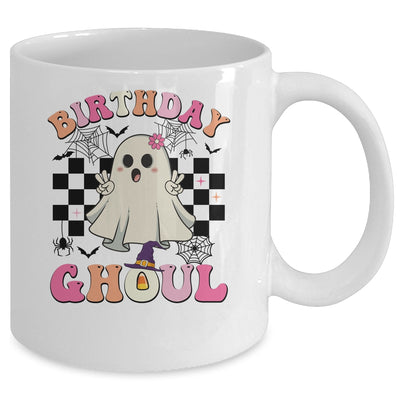 Birthday Ghoul Spooky Season Groovy Halloween Kids Girls Mug | teecentury