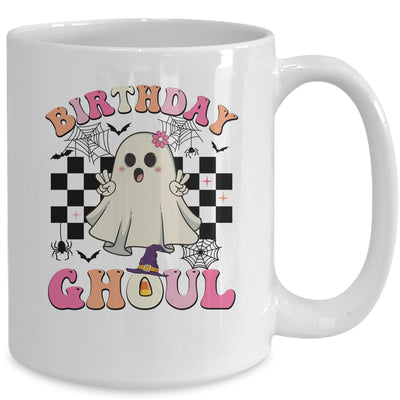 Birthday Ghoul Spooky Season Groovy Halloween Kids Girls Mug | teecentury