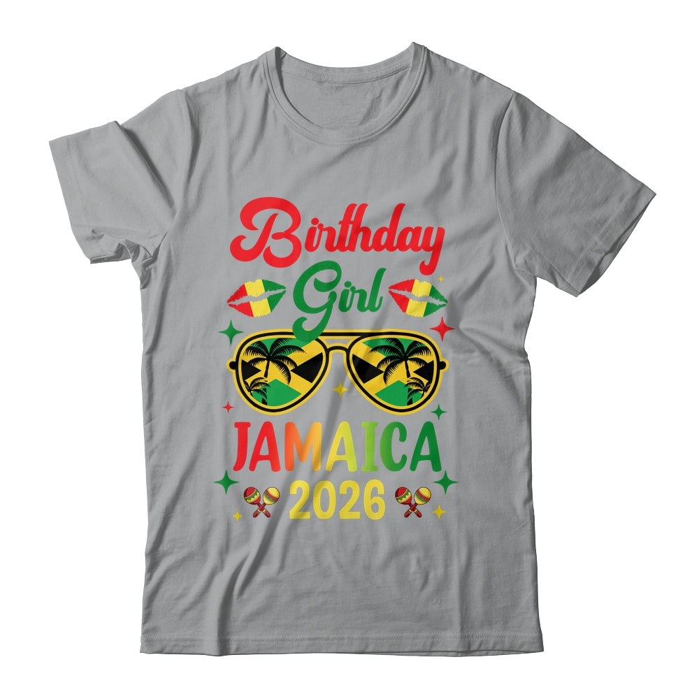 Birthday Girl 30th 20th Jamaica Vacation Party 2026 Shirt & Tank Top | teecentury