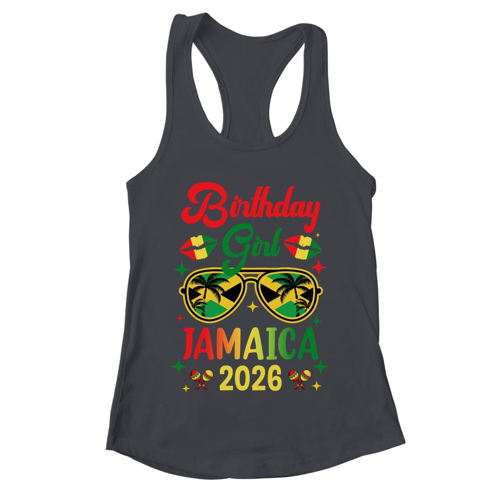 Birthday Girl 30th 20th Jamaica Vacation Party 2026 Shirt & Tank Top | teecentury