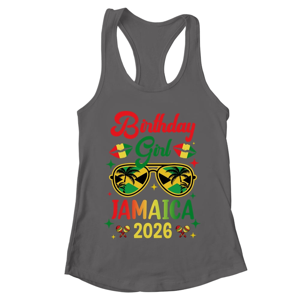Birthday Girl 30th 20th Jamaica Vacation Party 2026 Shirt & Tank Top | teecentury