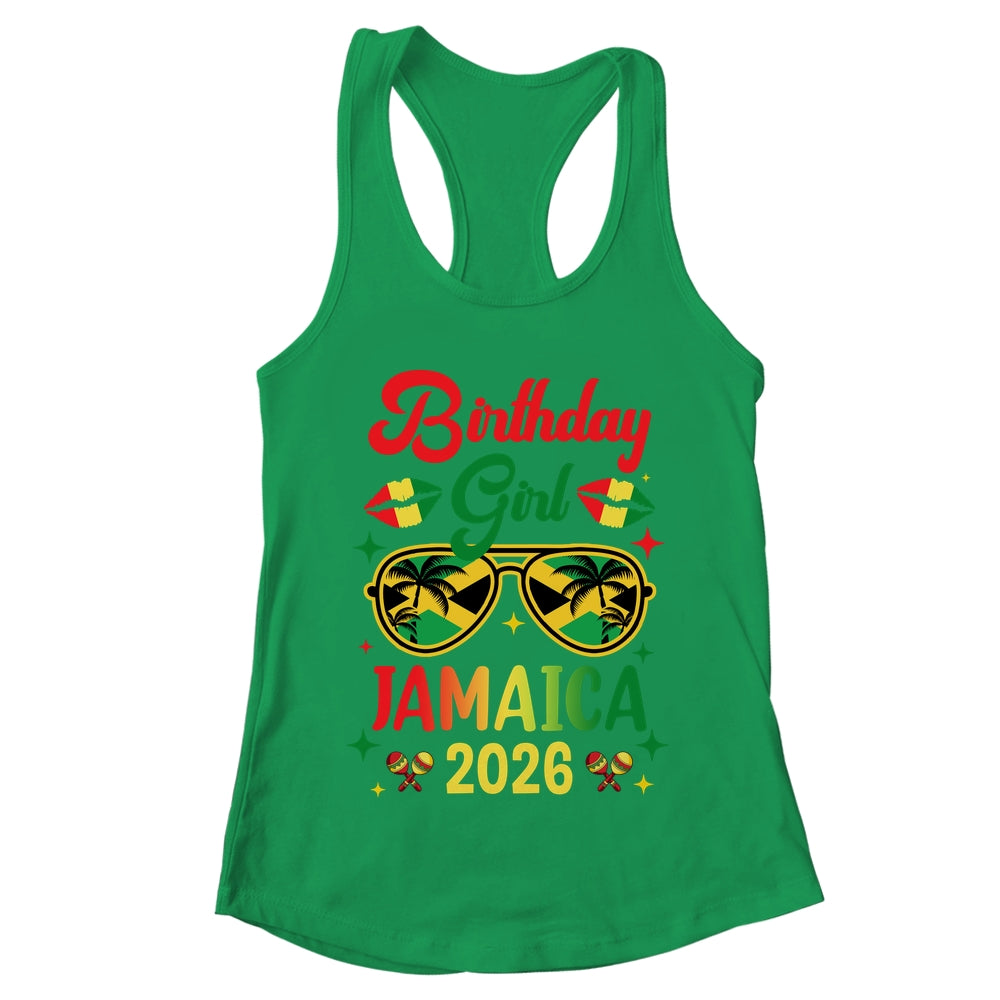 Birthday Girl 30th 20th Jamaica Vacation Party 2026 Shirt & Tank Top | teecentury