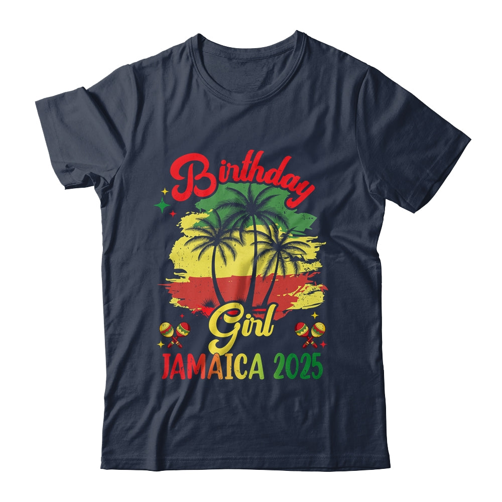 Birthday Girl Jamaica 2025 30th 50th Party Vacation Matching Shirt & Tank Top | teecentury