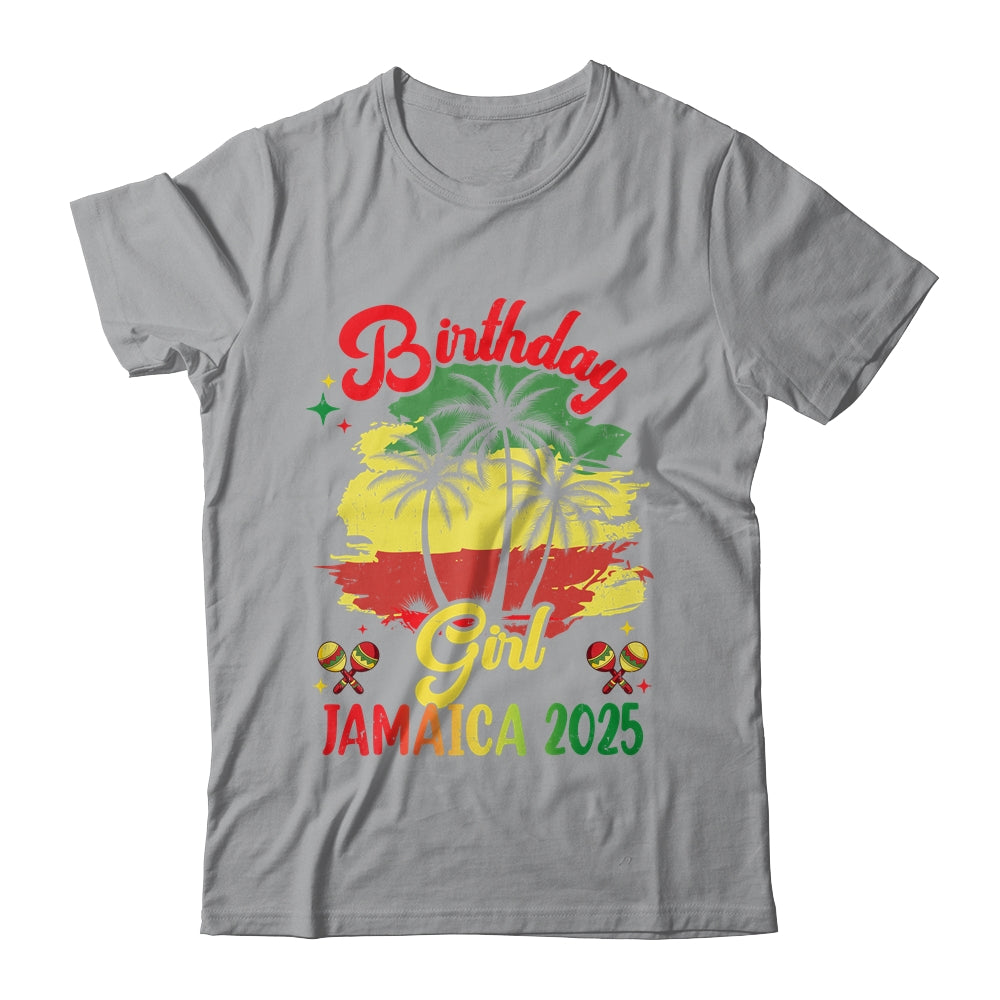 Birthday Girl Jamaica 2025 30th 50th Party Vacation Matching Shirt & Tank Top | teecentury