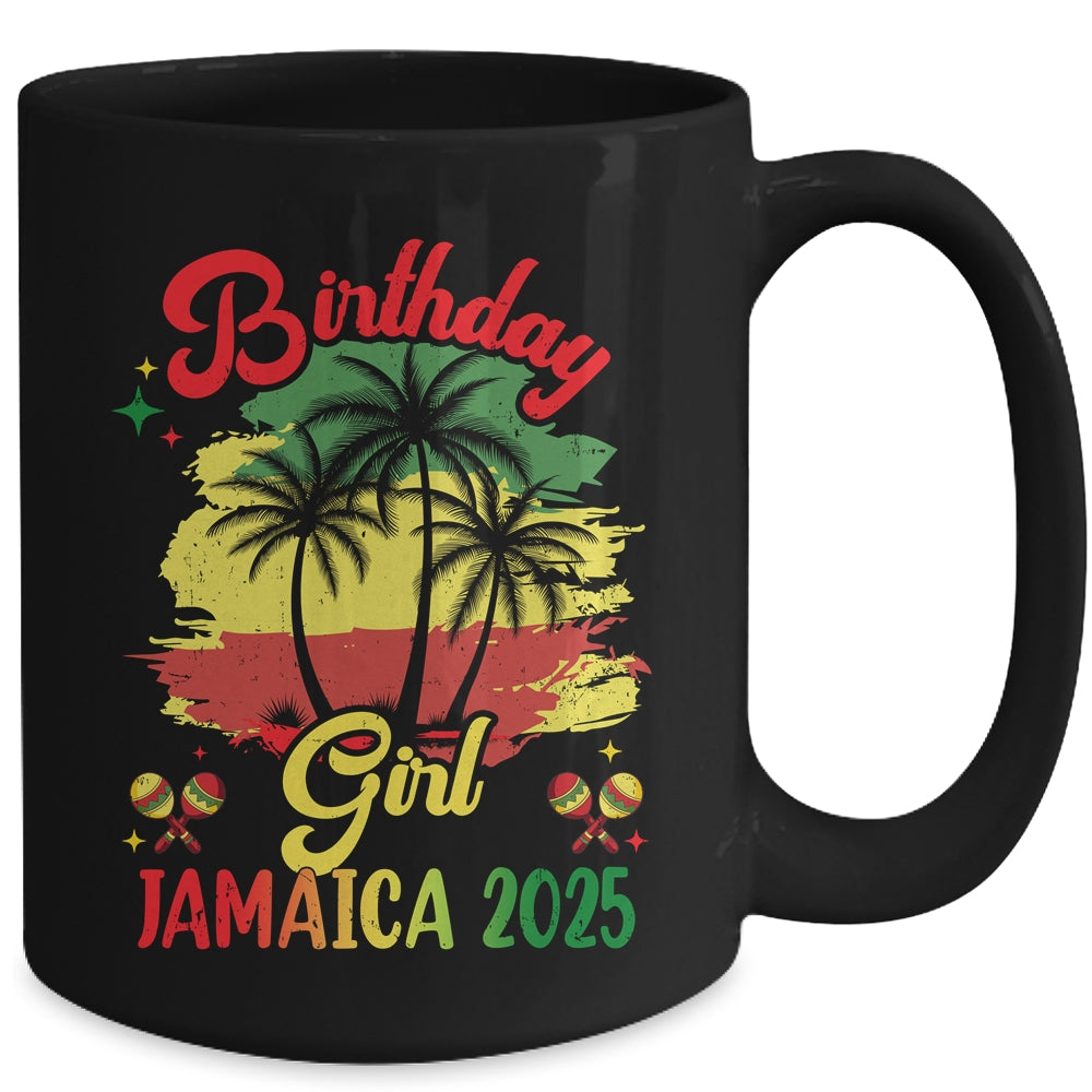 Birthday Girl Jamaica 2025 30th 50th Party Vacation Matching Mug | teecentury