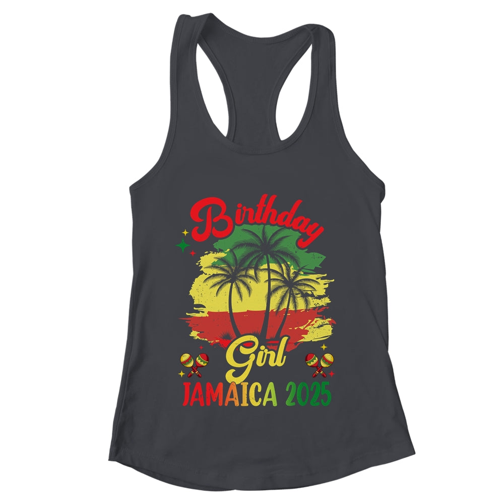Birthday Girl Jamaica 2025 30th 50th Party Vacation Matching Shirt & Tank Top | teecentury