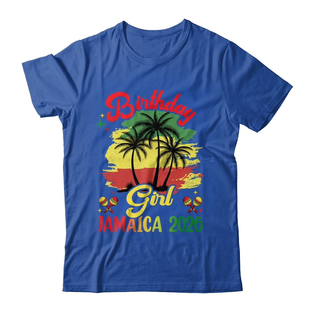 Birthday Girl Jamaica 2026 30th 50th Party Vacation Matching Shirt & Tank Top | teecentury