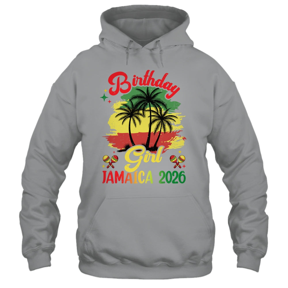Birthday Girl Jamaica 2026 30th 50th Party Vacation Matching Shirt & Tank Top | teecentury