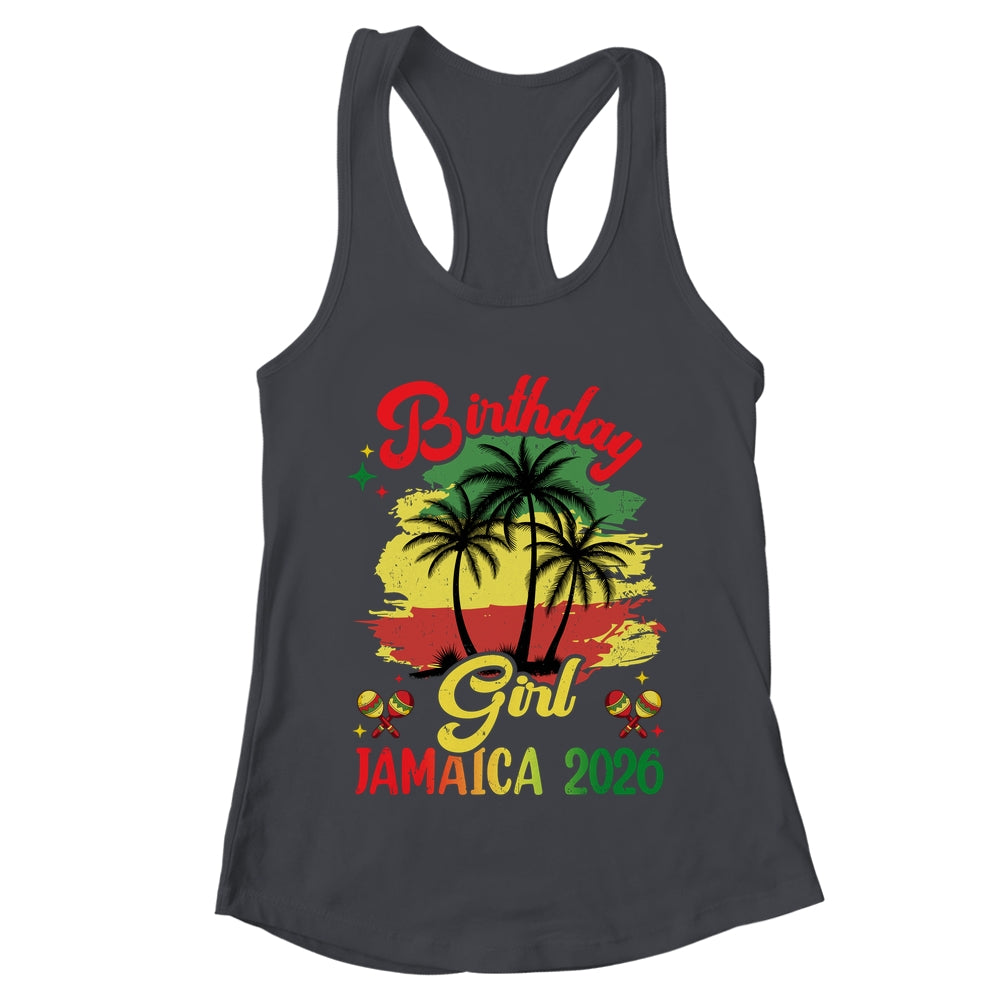 Birthday Girl Jamaica 2026 30th 50th Party Vacation Matching Shirt & Tank Top | teecentury