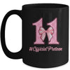 Birthday Girl Pink Coquette Bow 11 Year Old Aesthetic Girly Mug | teecentury