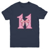 Birthday Girl Pink Coquette Bow 11 Year Old Bday Girl Youth Shirt | teecentury