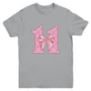 Birthday Girl Pink Coquette Bow 11 Year Old Bday Girl Youth Shirt | teecentury