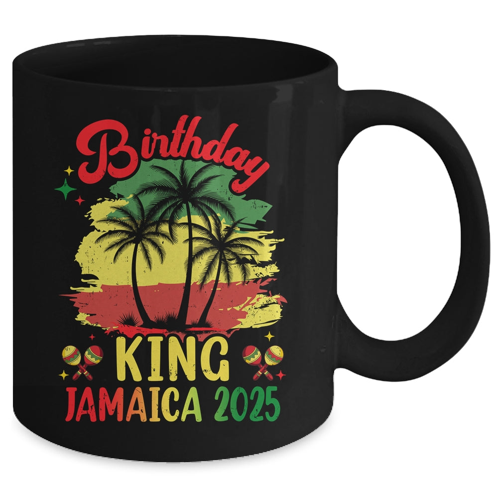 Birthday King Jamaica 2025 30th 50th Party Vacation Matching Mug | teecentury
