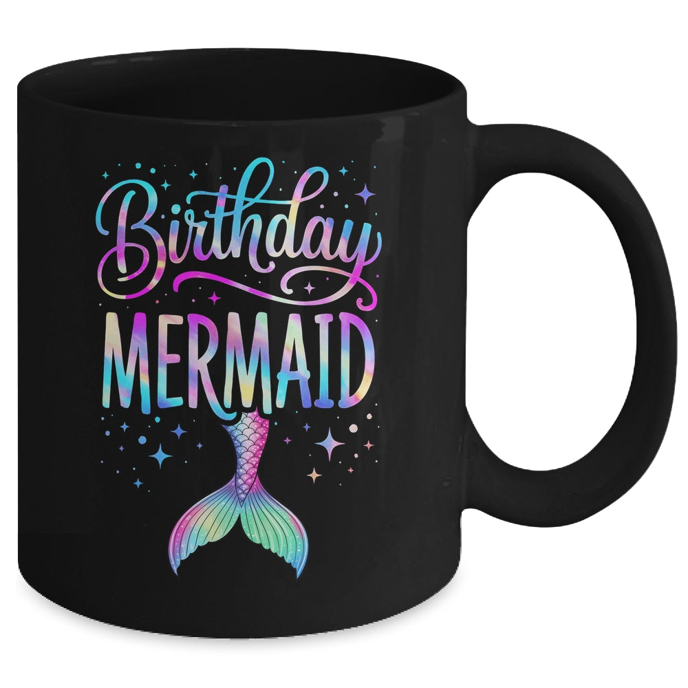 Birthday Mermaid Party Girl Mermaid Birthday Kids Party Mug | teecentury