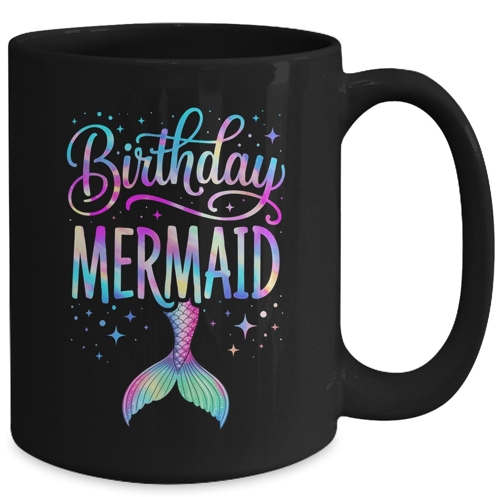Birthday Mermaid Party Girl Mermaid Birthday Kids Party Mug | teecentury