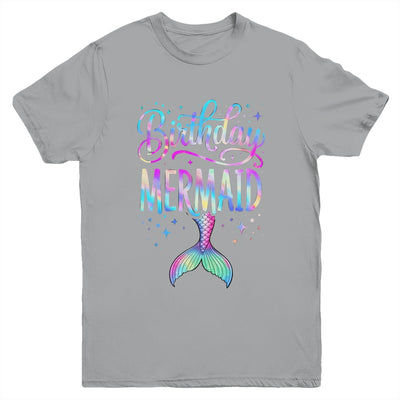 Birthday Mermaid Party Girl Mermaid Birthday Kids Party Youth Shirt | teecentury