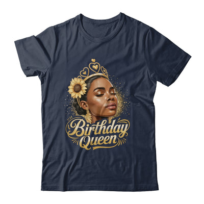 Birthday Queen African American Black Woman Afro Black Women Shirt & Tank Top | teecentury