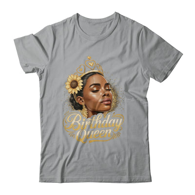 Birthday Queen African American Black Woman Afro Black Women Shirt & Tank Top | teecentury