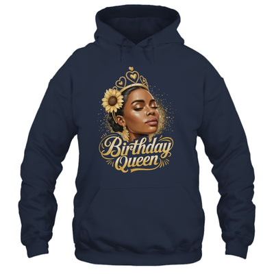 Birthday Queen African American Black Woman Afro Black Women Shirt & Tank Top | teecentury