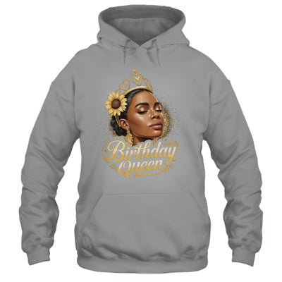 Birthday Queen African American Black Woman Afro Black Women Shirt & Tank Top | teecentury