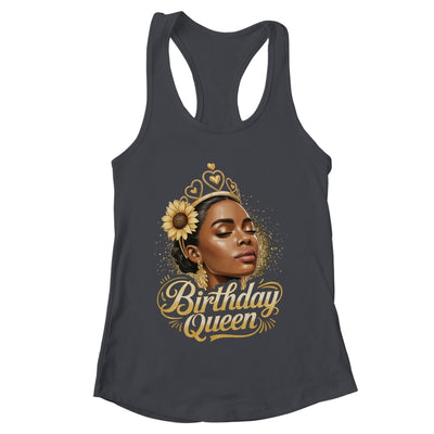 Birthday Queen African American Black Woman Afro Black Women Shirt & Tank Top | teecentury