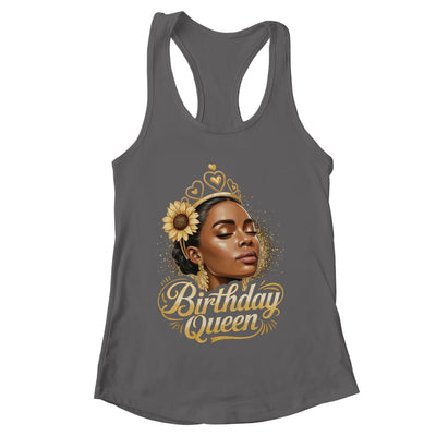 Birthday Queen African American Black Woman Afro Black Women Shirt & Tank Top | teecentury