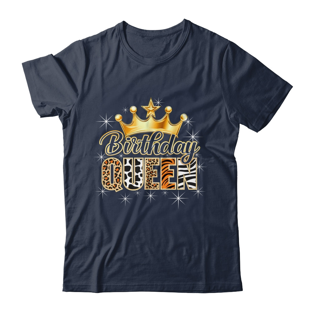 Birthday Queen Crown African American Afro Girls Women Party Shirt & Tank Top | teecentury