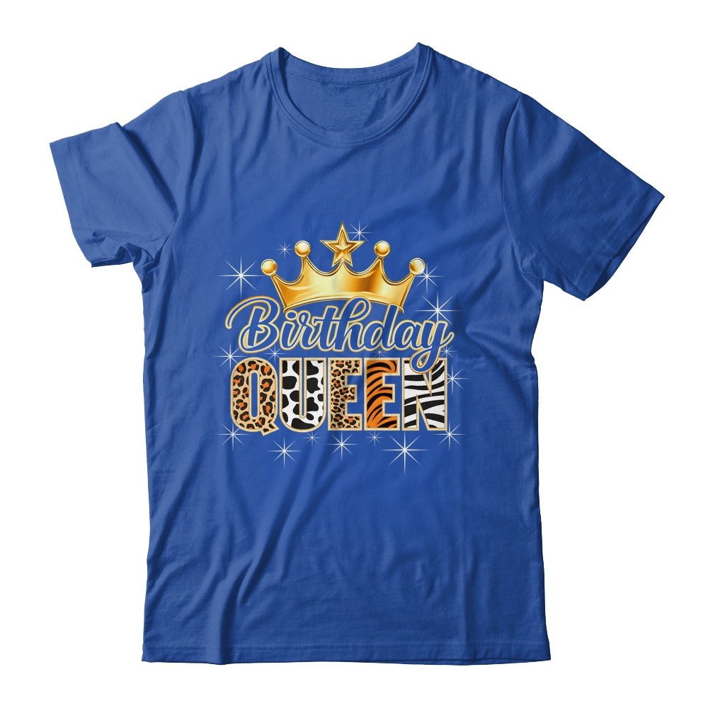 Birthday Queen Crown African American Afro Girls Women Party Shirt & Tank Top | teecentury