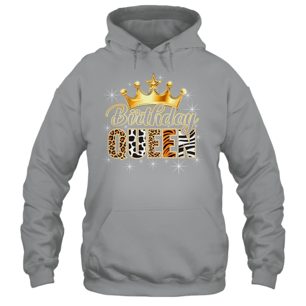 Birthday Queen Crown African American Afro Girls Women Party Shirt & Tank Top | teecentury