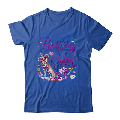 Birthday Queen Crown Hearts High Heel Women Girls Shirt & Tank Top | teecentury