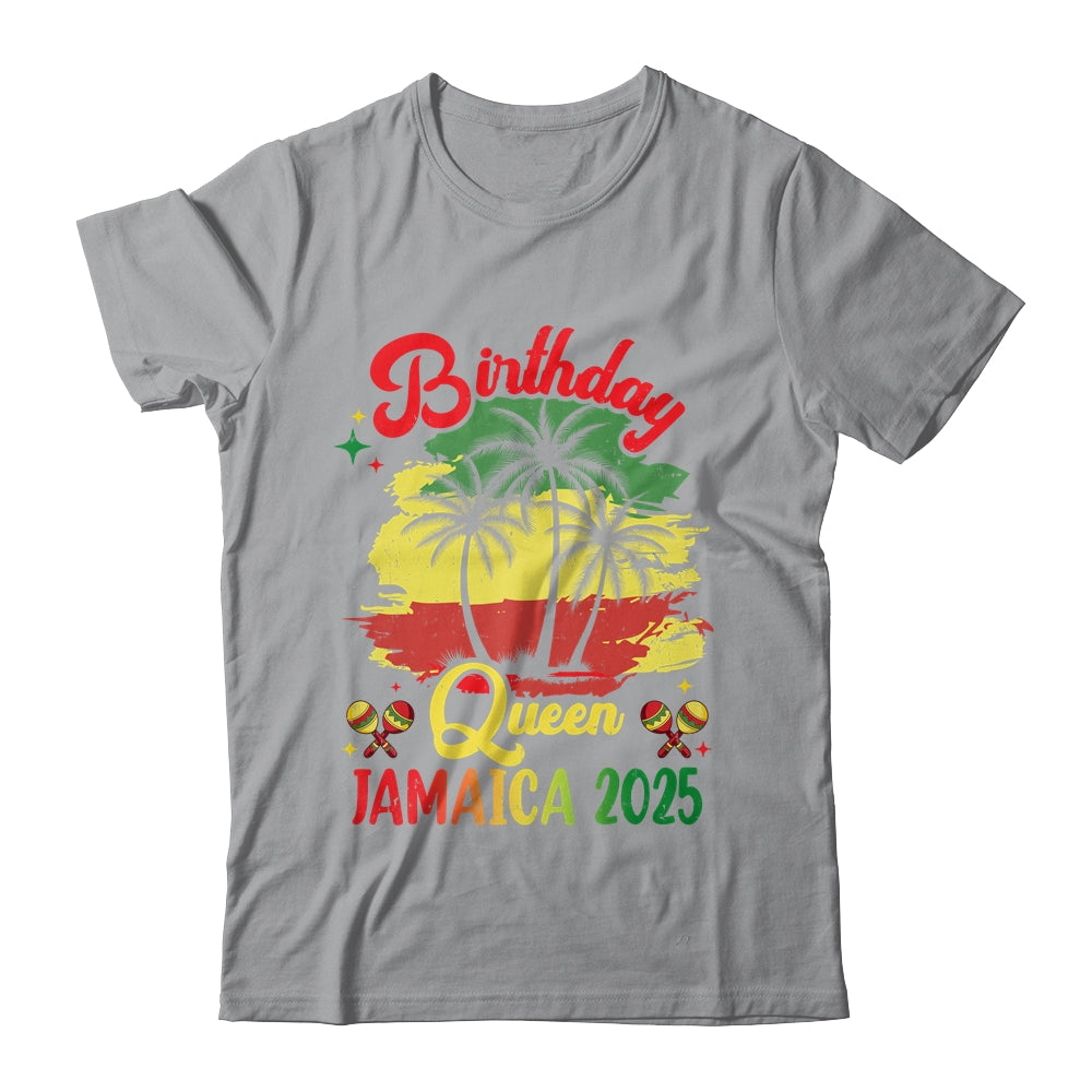 Birthday Queen Jamaica 2025 30th 50th Party Vacation Shirt & Tank Top | teecentury