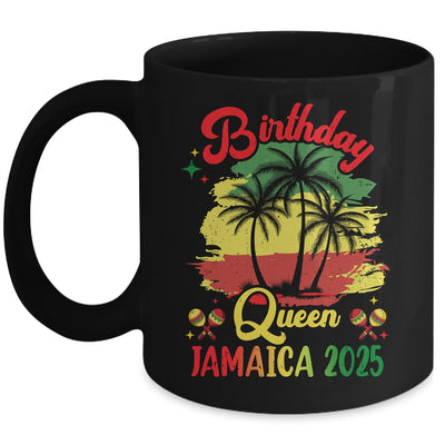 Birthday Queen Jamaica 2025 30th 50th Party Vacation Mug | teecentury