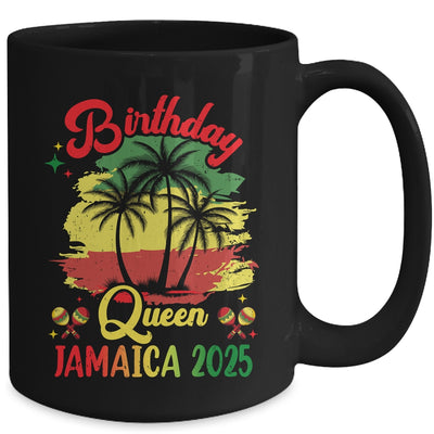 Birthday Queen Jamaica 2025 30th 50th Party Vacation Mug | teecentury